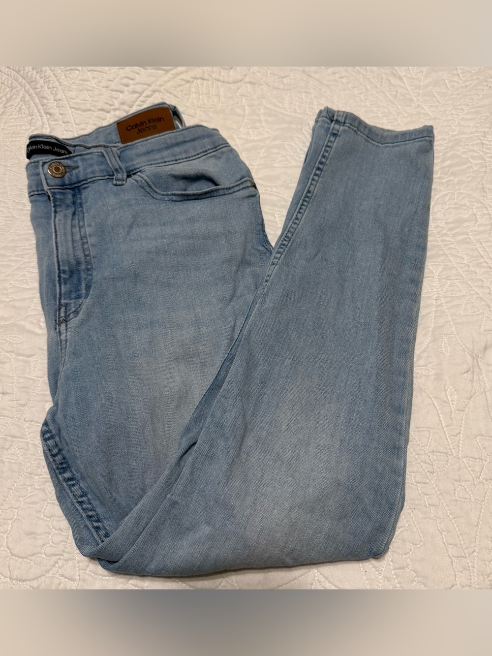 Calvin Klein Women's Light Blue Skinny Jeans